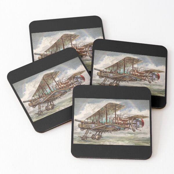 Item preview, Steampunk Fantasy Aircraft Illustration designed and sold by ArtworkNorth.