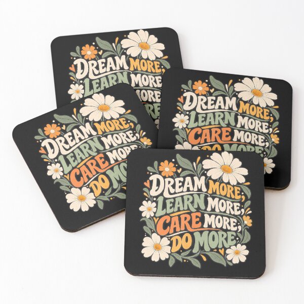Item preview, Dream More Learn More Care More Do More Floral Boho designed and sold by Alzasshop.