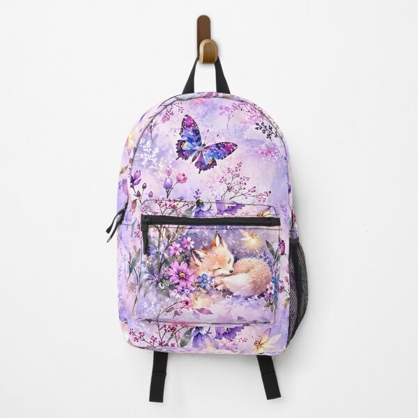 Item preview, Sleeping Foxes in a Lavender Butterfly Garden designed and sold by Yeanishi.