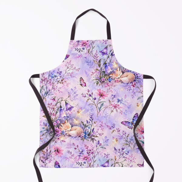 Item preview, Sleeping Foxes in a Lavender Butterfly Garden designed and sold by Yeanishi.