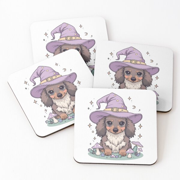 Item preview, Kawaii Witch Dachshund Pastel Halloween Witchcore Dog 1 designed and sold by Jack n' Sally's.