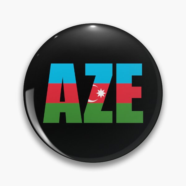 Item preview, Azerbaijan Flag Initials AZ designed and sold by shitpostee.