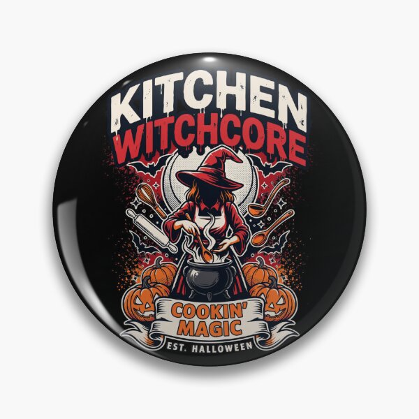 Item preview, Kitchen Witch Cook With Magic Halloween Design Graphic Tee v17 designed and sold by DarylWelsh2024.