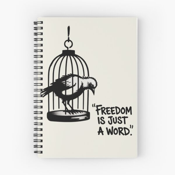 Item preview, Banksy Bird - Freedom is just a word designed and sold by 123ks.