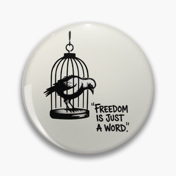 Item preview, Banksy Bird - Freedom is just a word designed and sold by 123ks.