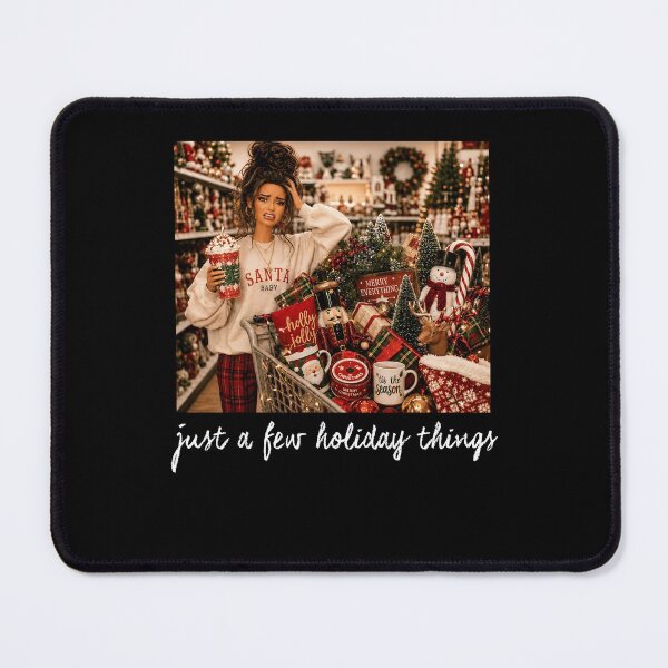 Item preview, Just a Few Holiday Things Christmas Shopping Humor designed and sold by Glow-Paw-Studio.