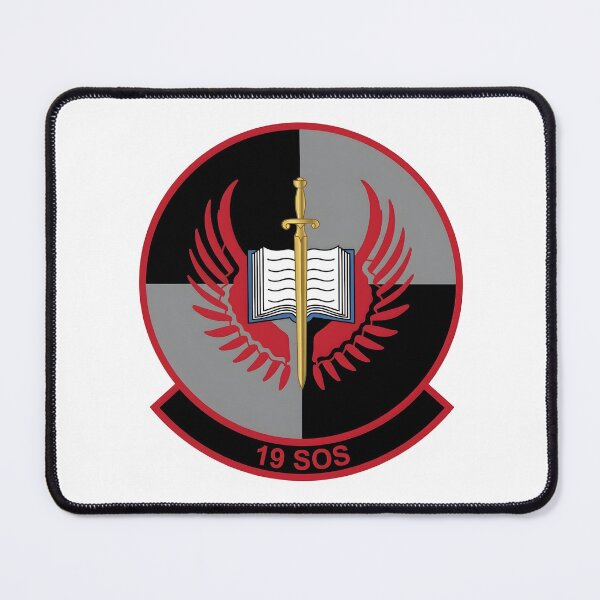 Item preview, USAF 19th Special Operations Squadron Sword and Book Patch designed and sold by CharlieDesings.