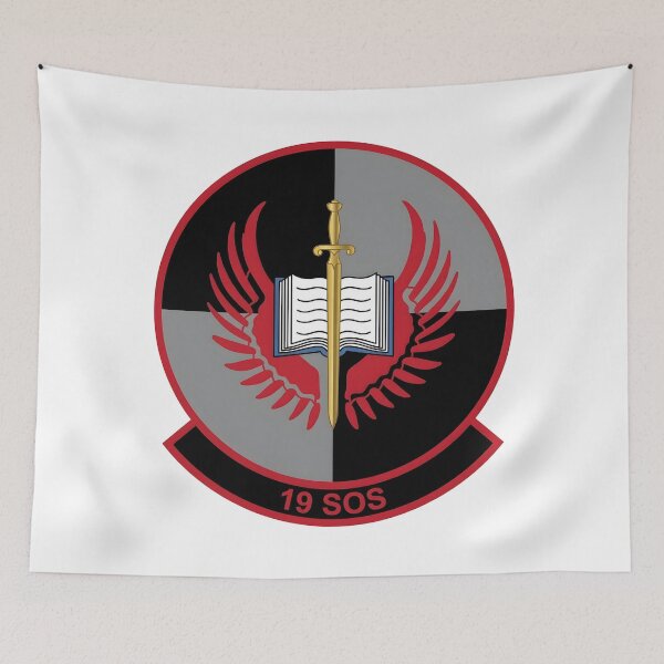 Item preview, USAF 19th Special Operations Squadron Sword and Book Patch designed and sold by CharlieDesings.