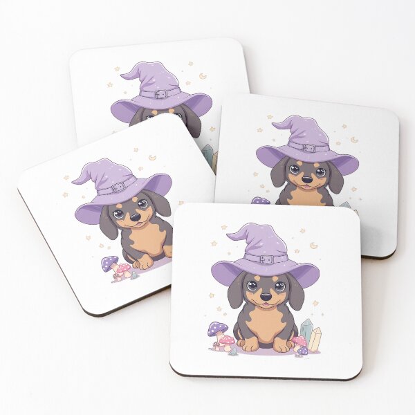 Item preview, Copy of Kawaii Witch Dachshund Pastel Halloween Witchcore Dog 2 designed and sold by Jack n' Sally's.