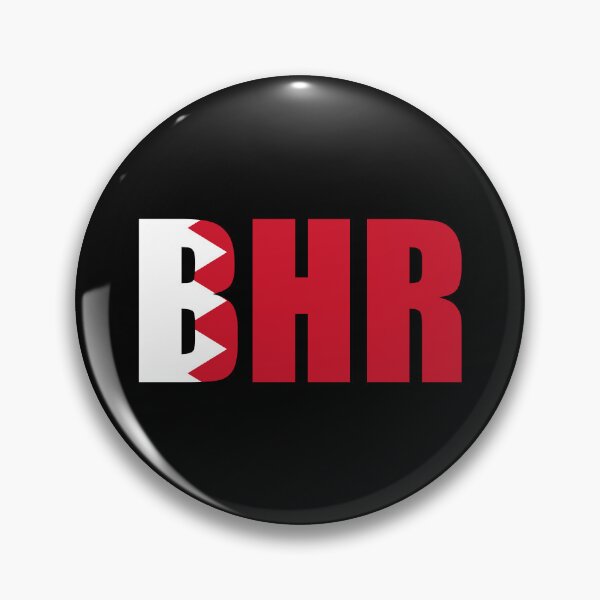 Item preview, Bahrain Flag Initials BH designed and sold by shitpostee.
