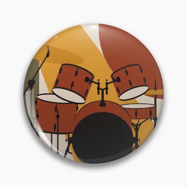 Item preview, Drum Set Art Print, Drummer Gift, Bauhaus Music Print, Vintage Drums Art, Mid Century Modern Music Decor, Jazz Percussion Print designed and sold by Studio pod Burom.