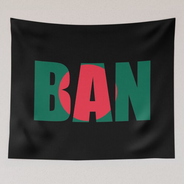 Item preview, Bangladesh Flag Initials BD designed and sold by shitpostee.