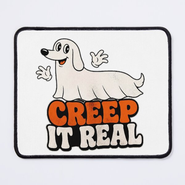 Item preview, Creep It Real Ghost Dachshund Funny Halloween Wiener Dog designed and sold by Jack n' Sally's.