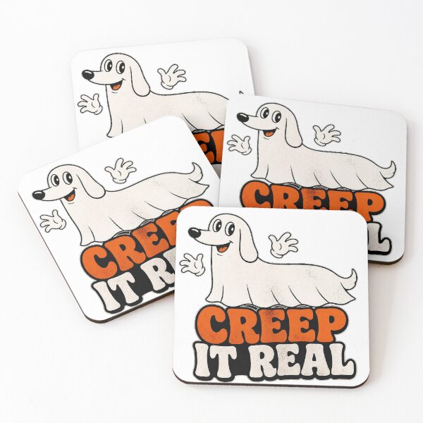 Item preview, Creep It Real Ghost Dachshund Funny Halloween Wiener Dog designed and sold by Jack n' Sally's.