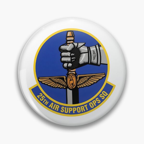 Item preview, USAF 25th Air Support Operations Squadron Gauntleted Sword Patch    designed and sold by CharlieDesings.