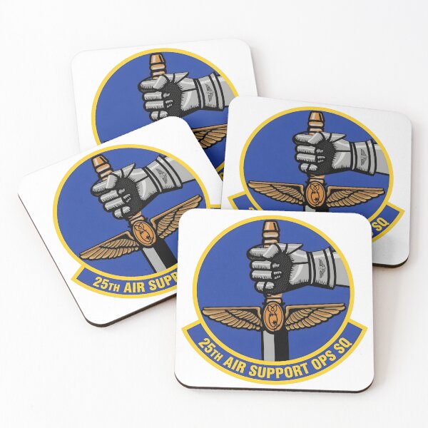 Item preview, USAF 25th Air Support Operations Squadron Gauntleted Sword Patch    designed and sold by CharlieDesings.