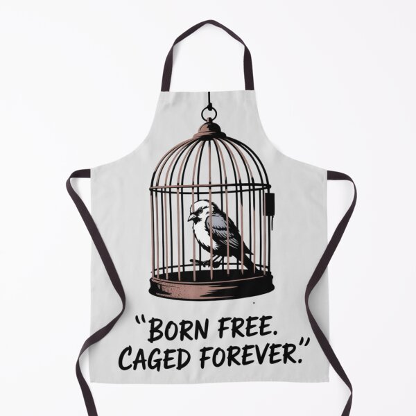 Item preview, Banksy Bird - Born free. Caged forever. designed and sold by 123ks.