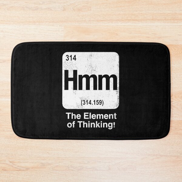 Item preview, Hmm 314 The Element of Thinking Math Humor designed and sold by OddPopARt.