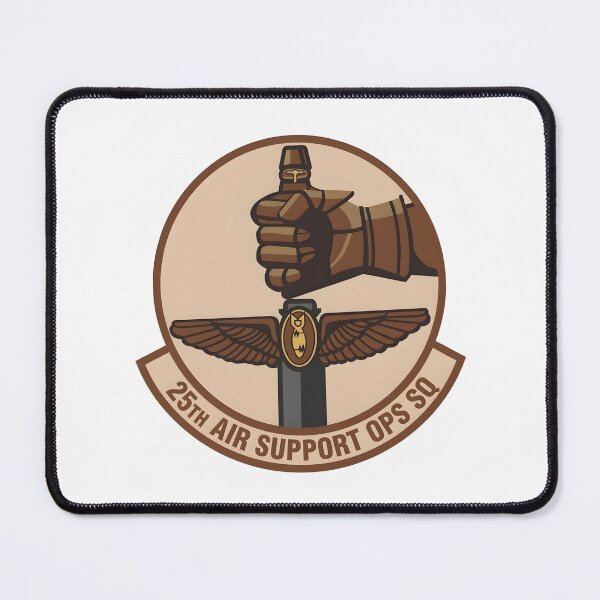 Item preview, USAF 25th Air Support Operations Squadron Desert Gauntleted Sword Patch designed and sold by CharlieDesings.