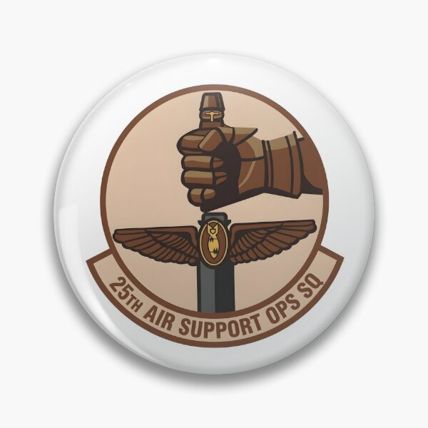Item preview, USAF 25th Air Support Operations Squadron Desert Gauntleted Sword Patch    designed and sold by CharlieDesings.