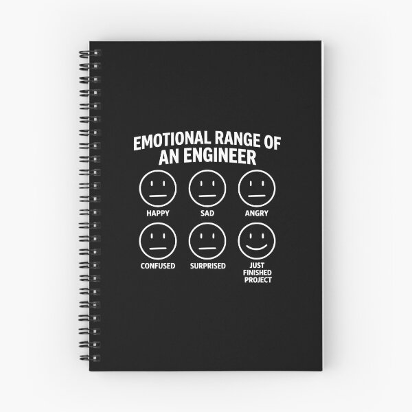 Item preview, Emotional Range of an Engineer Humor designed and sold by Loona97.