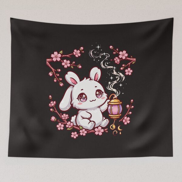 Item preview, Sakura Luna Rabbit designed and sold by LunaGlow Studio.