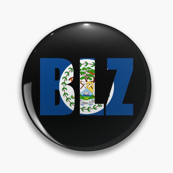 Item preview, Belize Flag Initials BZ designed and sold by shitpostee.