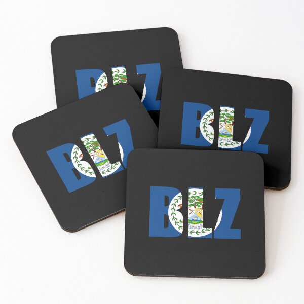 Item preview, Belize Flag Initials BZ designed and sold by shitpostee.