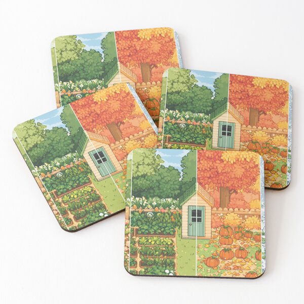 Item preview, Pixel Four‑Season Farm | Retro Cozy Year‑Round Farming Art designed and sold by Pixel8Prints.