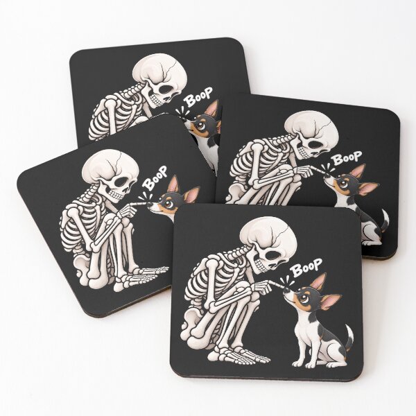 Item preview, Funny Skeleton Toy Fox Terrier Dog Boop Halloween Design Mom Dad designed and sold by rafaeltto.