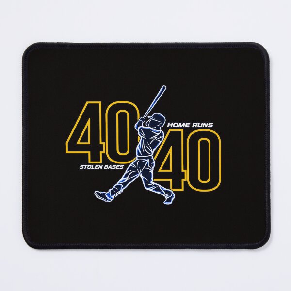 Item preview, 40-40 Club 40 Home Runs 40 Stolen Bases Baseball Graphic designed and sold by YAWO-PAE.