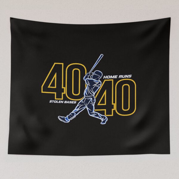 Item preview, 40-40 Club 40 Home Runs 40 Stolen Bases Baseball Graphic designed and sold by YAWO-PAE.
