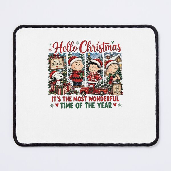 Item preview, Hello Christmas Most Wonderful Time Holiday Friends designed and sold by ViniBall.