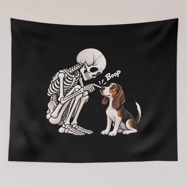 Item preview, Funny Skeleton Treeing Walker Coonhound Dog Boop Halloween Design Mom Dad designed and sold by rafaeltto.