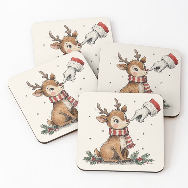 Item preview, Cute Christmas reindeer illustration designed and sold by 123ks.