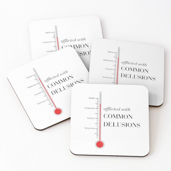 Item preview, Common Delusions Philosophical Humor | Dark Ink designed and sold by EntangledRhyme.