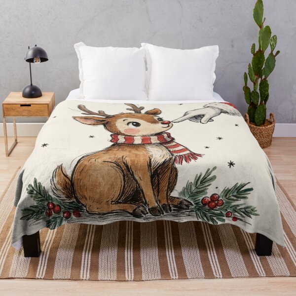 Item preview, Cute Christmas reindeer illustration designed and sold by 123ks.