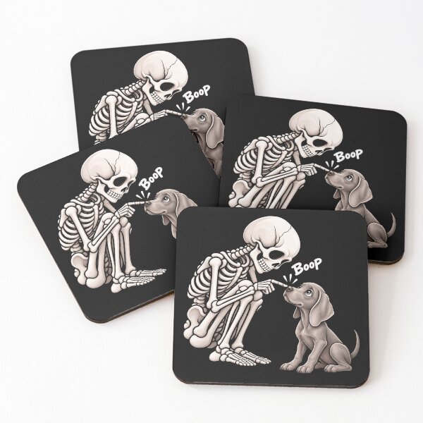 Item preview, Funny Skeleton Weimaraner Dog Boop Halloween Design Mom Dad designed and sold by rafaeltto.