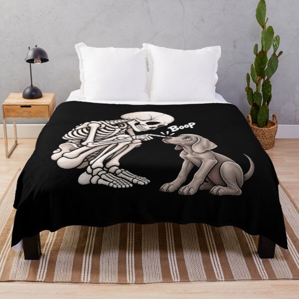 Item preview, Funny Skeleton Weimaraner Dog Boop Halloween Design Mom Dad designed and sold by rafaeltto.