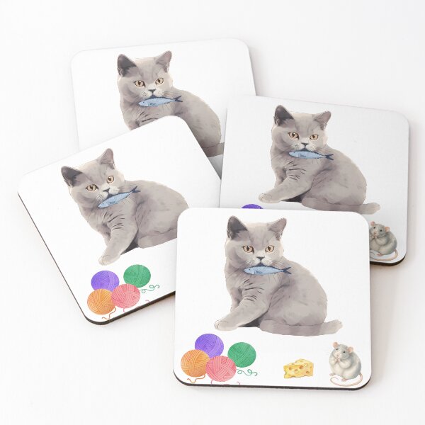 Item preview, Cat and Mouse designed and sold by DidiDesignShop.