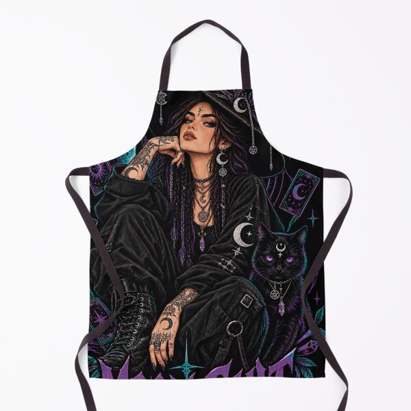 Item preview, Moon Cult Dark Witch Gothic Occult Celestial Art designed and sold by CrazySzoopWorld.