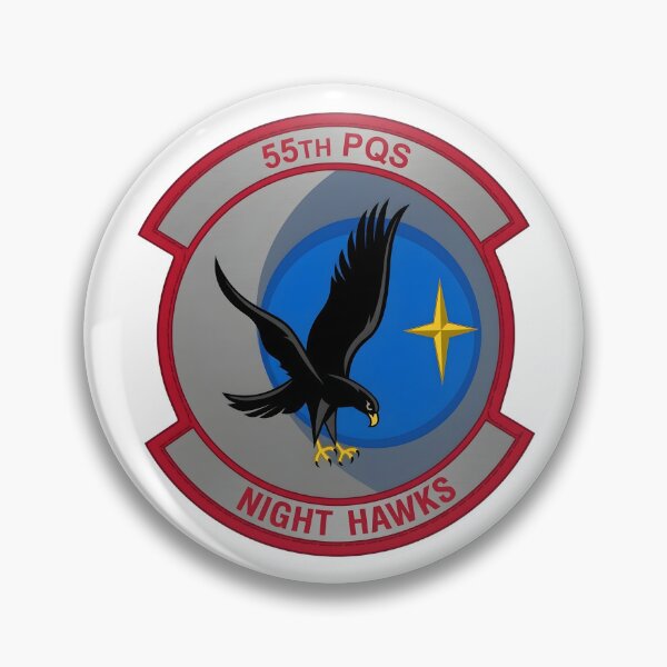 Item preview, USAF 55th Personnel Recovery Qualification Squadron Night Hawks Patch    designed and sold by CharlieDesings.