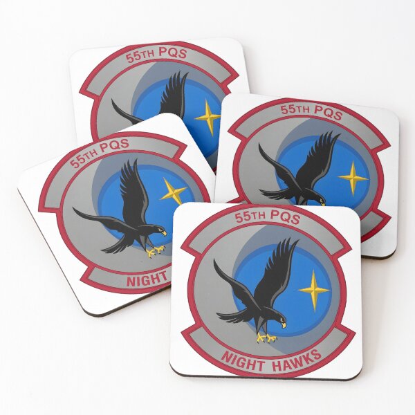 Item preview, USAF 55th Personnel Recovery Qualification Squadron Night Hawks Patch    designed and sold by CharlieDesings.