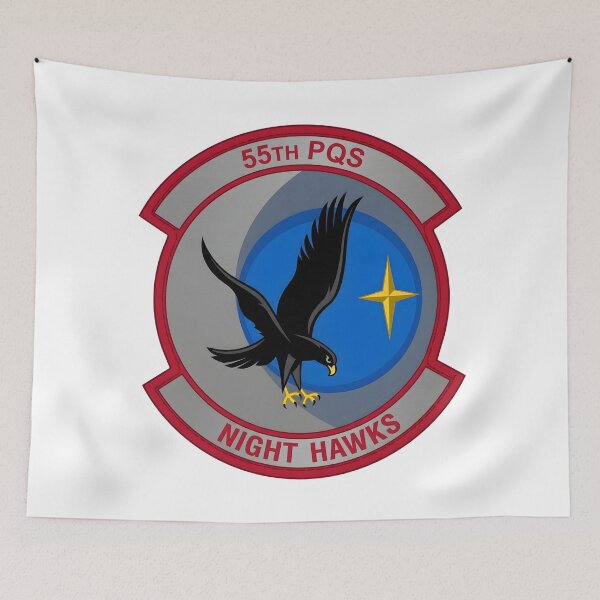 Item preview, USAF 55th Personnel Recovery Qualification Squadron Night Hawks Patch    designed and sold by CharlieDesings.