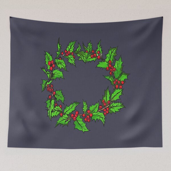 Item preview, Christmas-Holly Wreath  designed and sold by taiche.