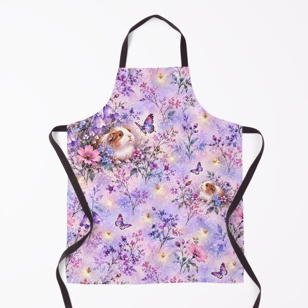 Item preview, Guinea Pigs in a Lavender Butterfly Garden designed and sold by Yeanishi.