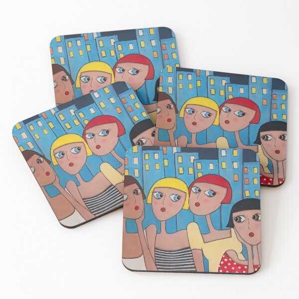 Item preview, City Girls Night Out Pop Art designed and sold by Diarta.