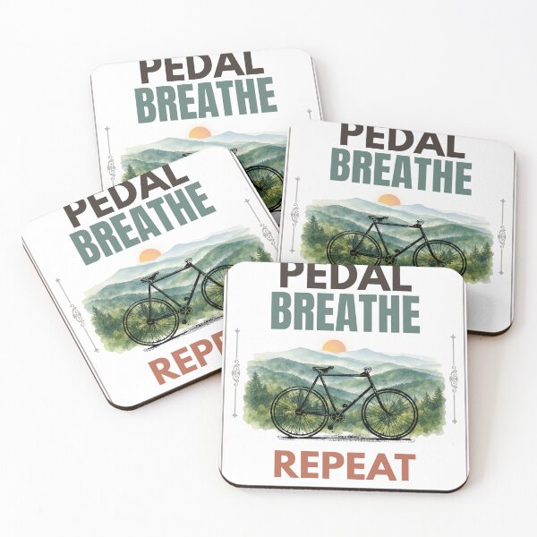 Item preview, Pedal Breathe Repeat Vintage Cycling designed and sold by Uvclick.
