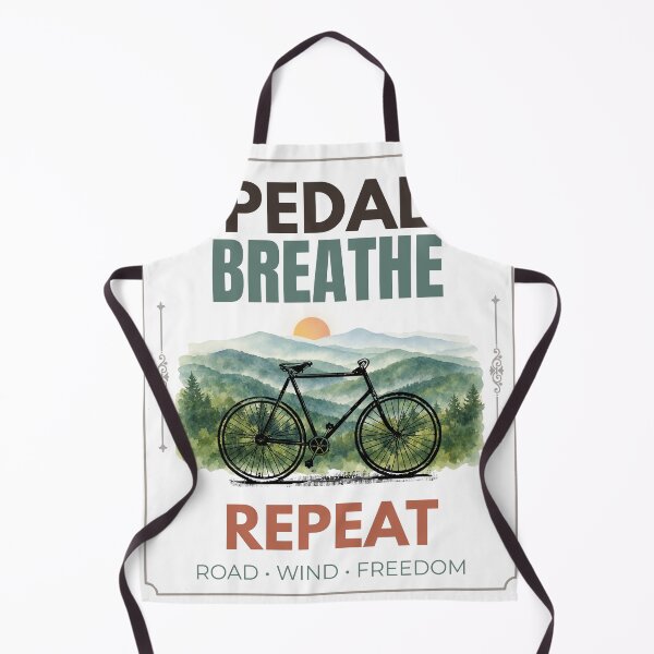 Item preview, Pedal Breathe Repeat Vintage Cycling designed and sold by Uvclick.