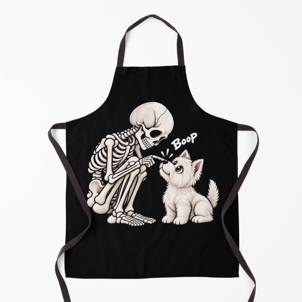 Item preview, Funny Skeleton West Highland White Terrier Dog Boop Halloween Design Mom Dad designed and sold by rafaeltto.
